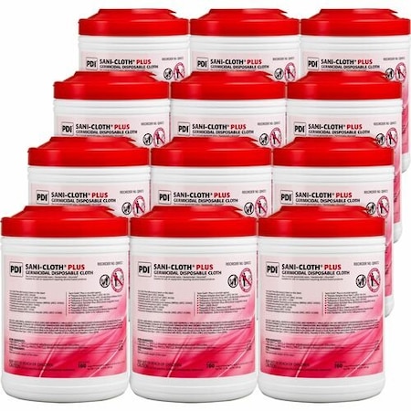 Pdi Hc Wipes, Germicidal, 6inx6-3/4in, WE,  PDIQ89072CT